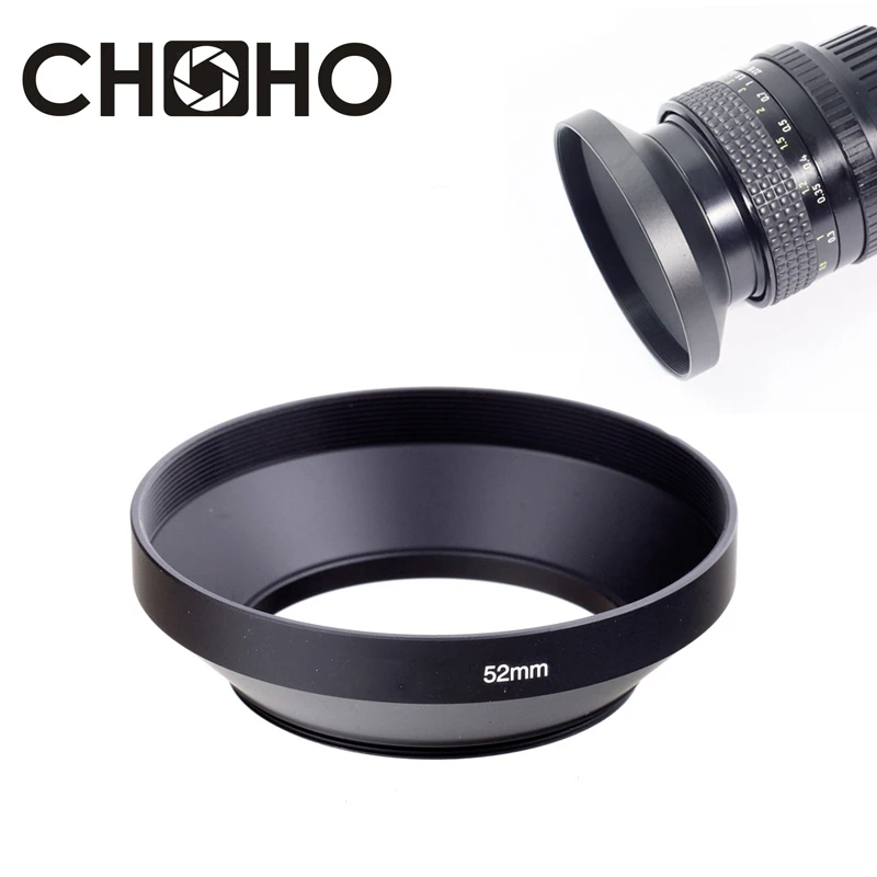 Brand New Wide Angle Lens Hood Universal metal Lens Hood 77mm