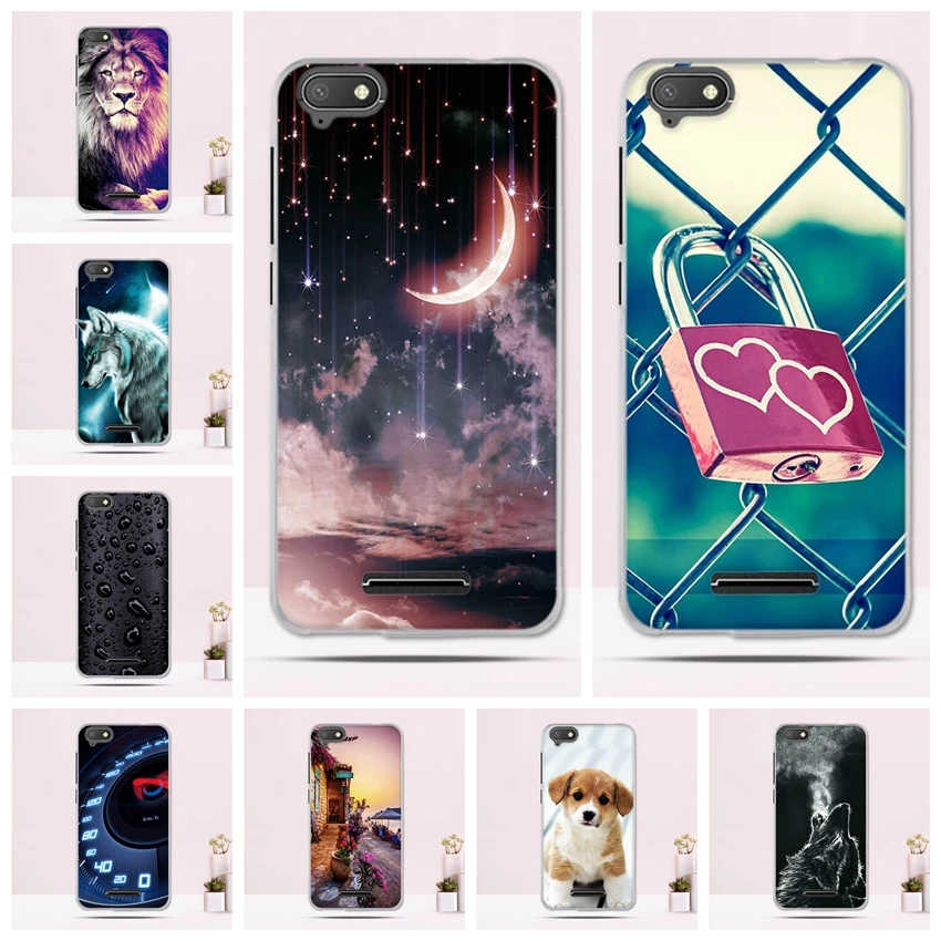 

For BQ BQ-5037 Strike Power 4G Case Soft Silicone TPU Protective Back Cover Cute Animals Pattern For BQ 5037 BQ5037 Phone Cases
