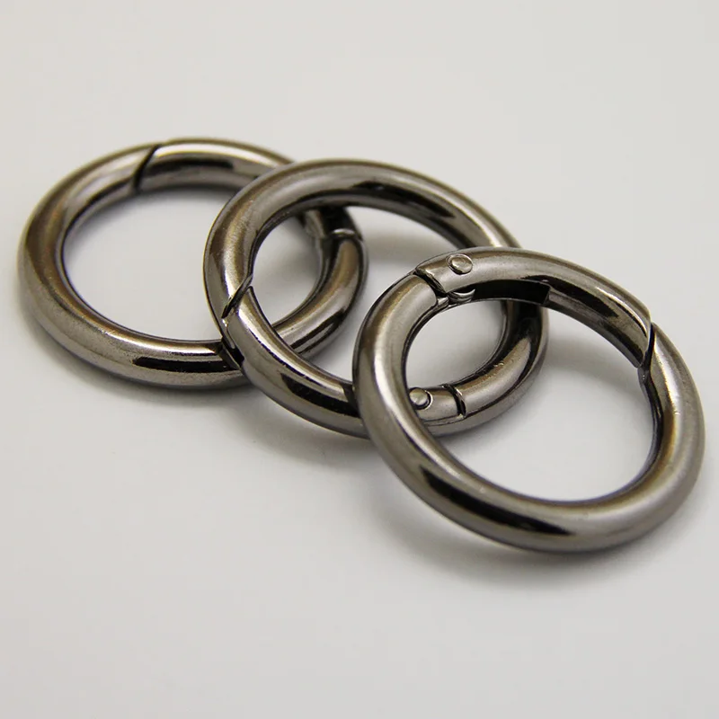 2000PcsTungstenSteelMetalKeyHolderSplitRingsKeyringKeychain