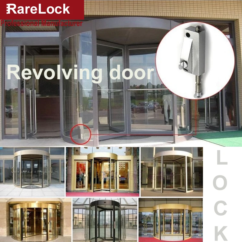 Rarelock MS448 Latch Sliding Revolving Door Lock Deadbolt for Bedroom