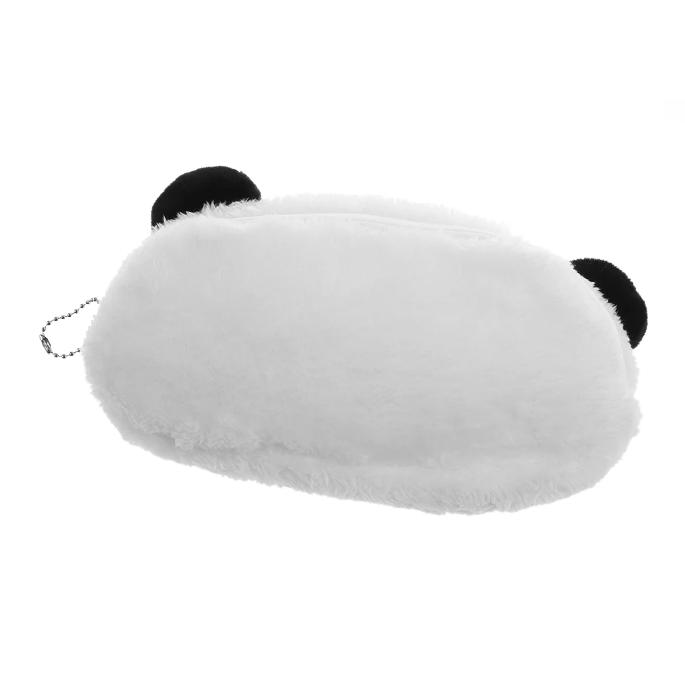 1 шт. милый 3D плюшевый Kawaii Panda пенал большой емкости многофункциональная мультяшная Ручка сумки для детские школьные принадлежности