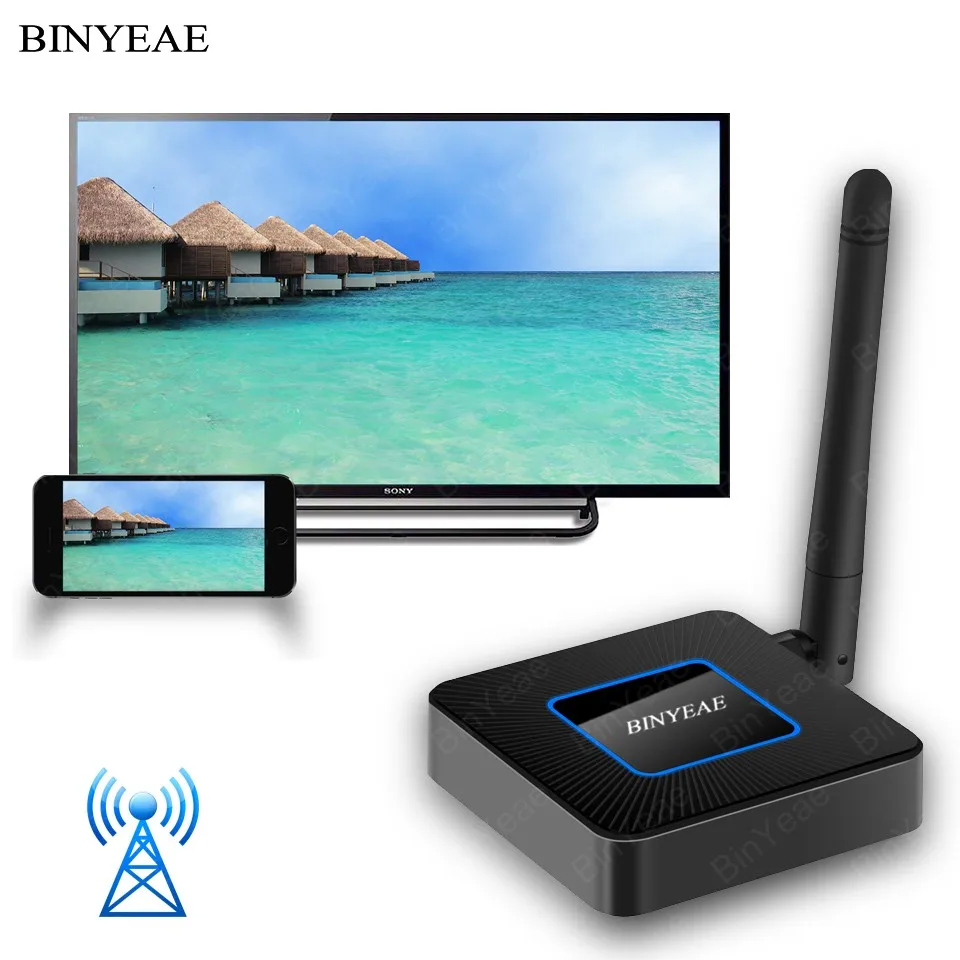 Беспроводной HDMI адаптер Wifi Дисплей приемник HDTV для Iphone Ipad Samsung Micro USB Type C телефон