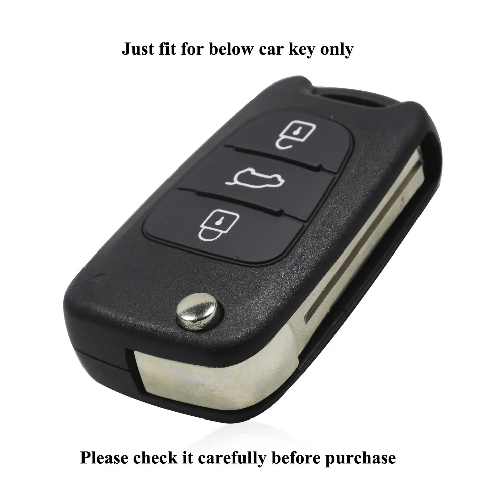 Jingyuqin 30 шт./лот силиконовый чехол для ключей Kia RIO K2 K5 Sportage Sorento fit Hyundai i20 i30 i35 iX20 iX35