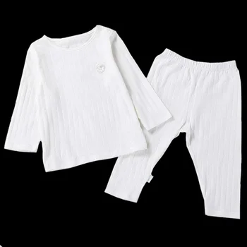 

Baby Unisex Underwear Set Toddler Boys Girls 100% Cotton Pure White Pink Blue Soft Breathable Casual Clothing Set Infant Jumpers