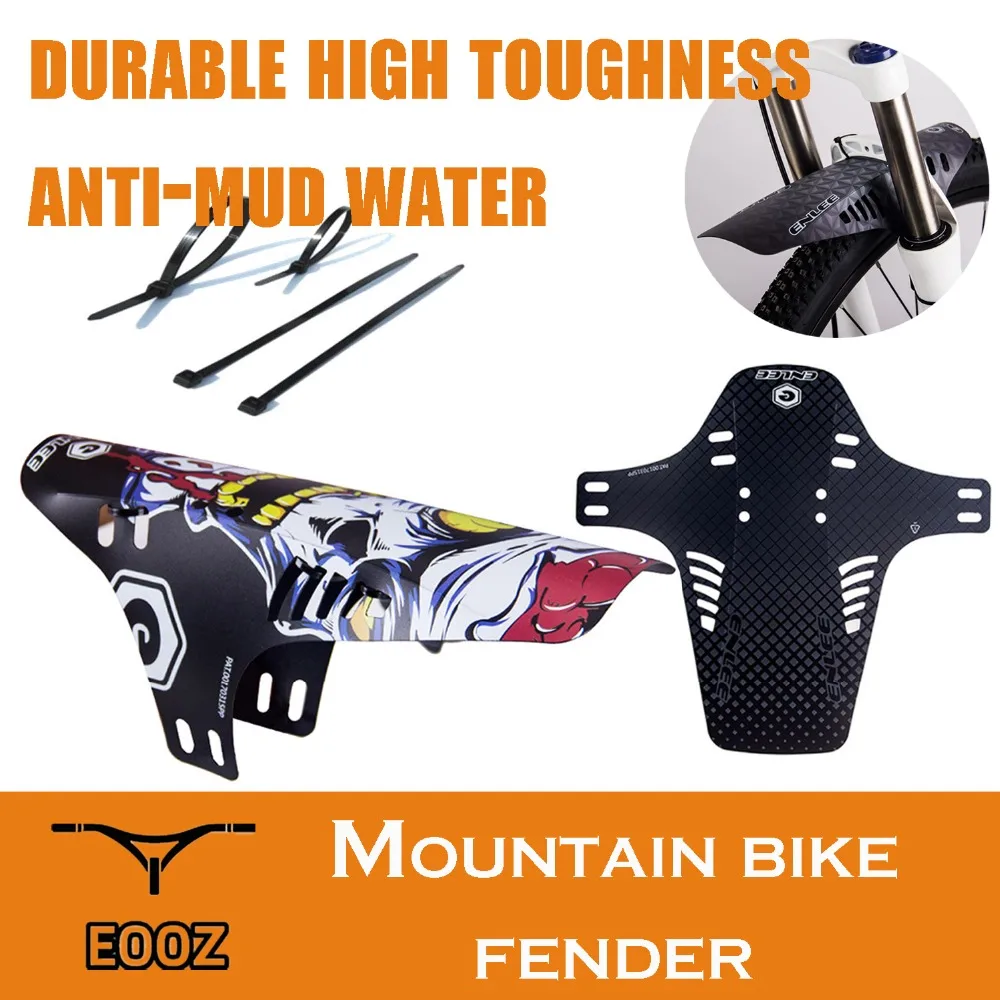 

2 PCS Road Bike Fender Mountain Bicycle MTB Fenders Mudguard Front and Rear