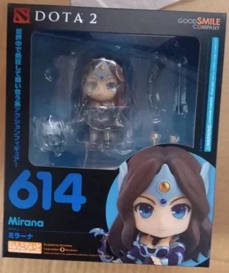  10cm Kawaii Cute Dota 2 Game Mirana Nightshade POM Character PVC Action Figures Collection dota2 To