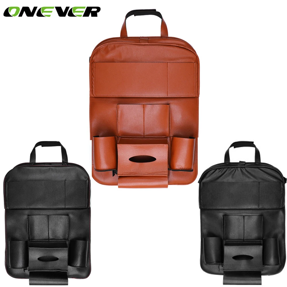 Onever Premium Car Backseat Organizer with Foldable Table