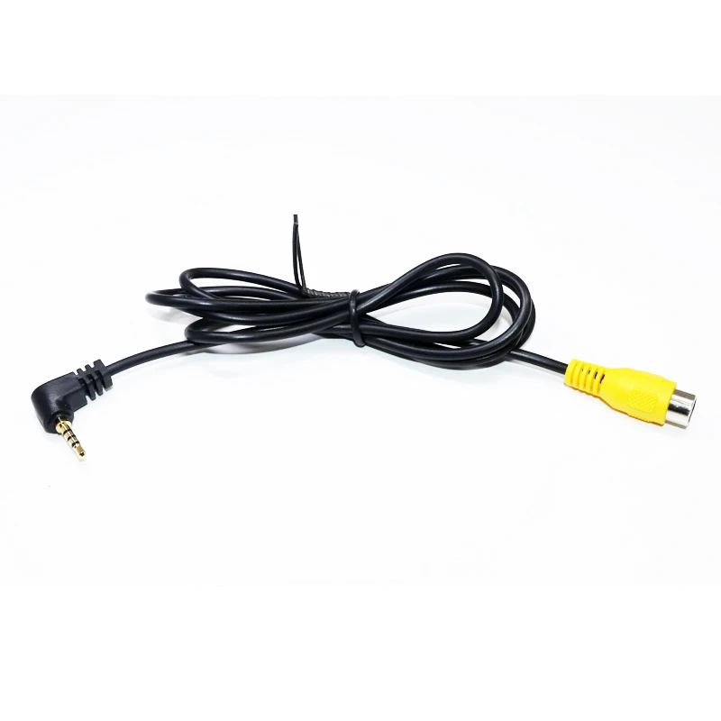 

RCA to AV-IN 2.5mm jack for car rear view parking camera video input AV-IN ADAPTER Cable for reverse backup Camera