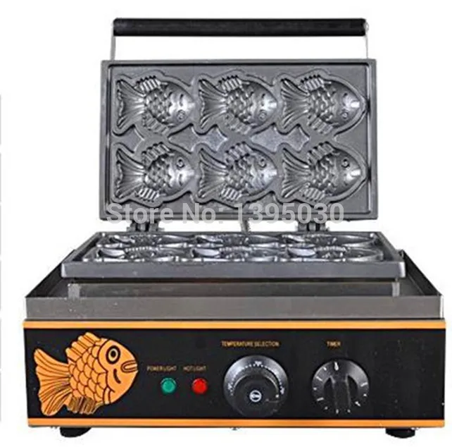 1 шт. FY-112 электрическая Корейская рыба вафельница для торта Электротермическое оборудование для закусок машина для выпечки