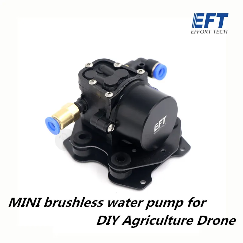 

EFT Mini Brushless Water Pump Spraying Pesticide Miniature Pressure Reflux Diaphragm for DIY Agriculture spray drone 5L 10L