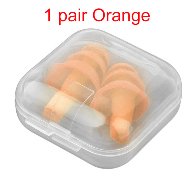 box-packed comfort earplugs noise reduction silicone Soft Ear Plugs Swimming Silicone Earplugs Protective for sleep