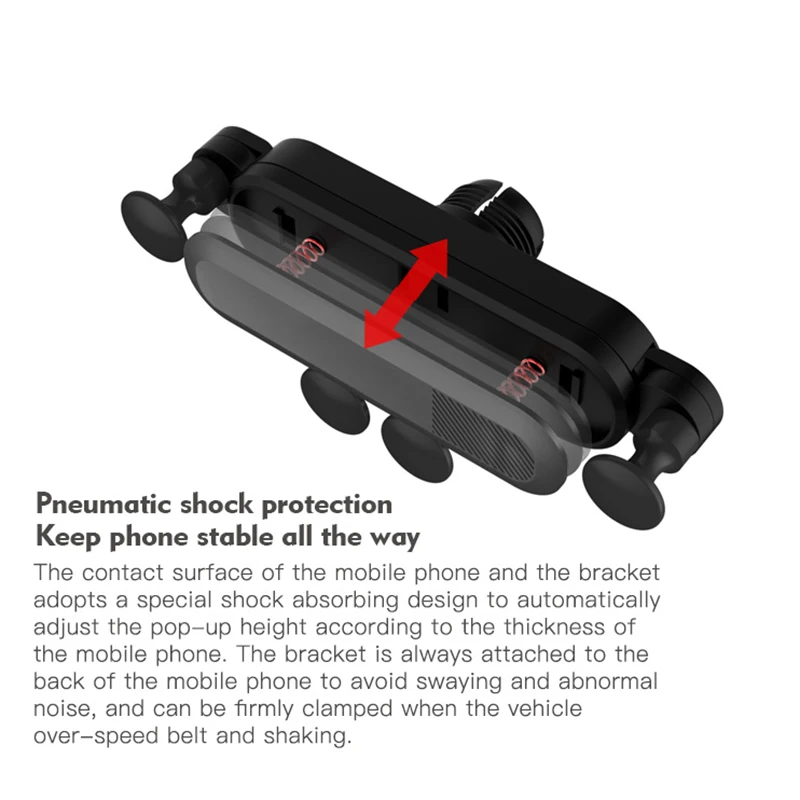 Автомобильный держатель для телефона, Гравитационный кронштейн, автомобильный держатель с креплением на вентиляционное отверстие, Гравитационный автомобильный держатель, Гравитационный кронштейн для сотовых телефонов, смартфонов