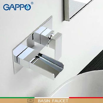 

GAPPO Basin faucets waterfall faucet basin mixer tap bathroom faucet brass wall mounted water sink mixer faucet dacha