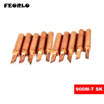 

5PCS/lot 900M-T-SK 900m soldering tip solder iron tips For Hakko 936 FX-888D Saike 909D 852D+ 952D Diamagnetic DIY