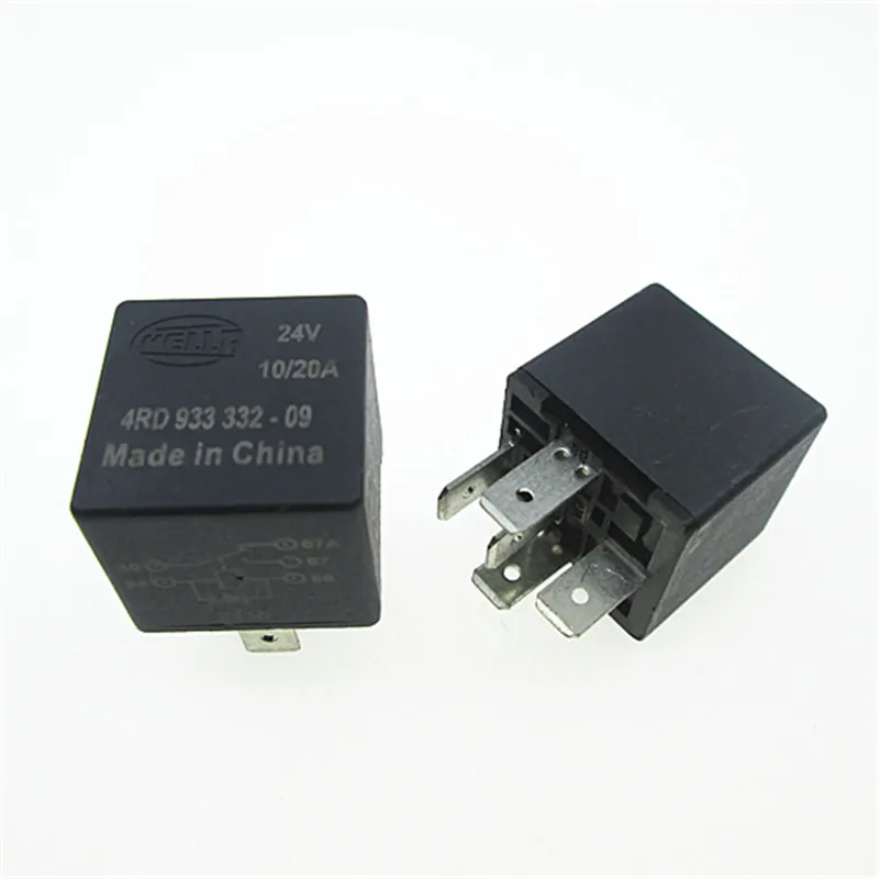Автомобильное реле 4RD 933 332 09 24V 4RD933332 24VDC DC24V 5PIN 5 шт./лот|lot stickers|relay specificationsrelay socket |