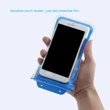 Мобильный телефон водонепроницаемая сумка, для плавания шар чехол с ремешком для спорта на открытом воздухе подводное плавание телефон герметичный мешок для бассейна