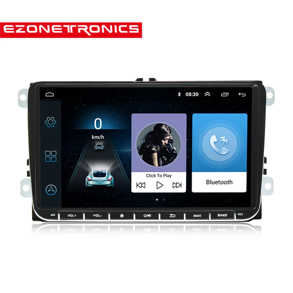 Cheap Android 6.0 2din auto GPS Navigatie Bluetooth For VW Golf5 6 Polo Jetta Passat Tiguan WiFi Multi-Media 9 inch auto radio Speler 1