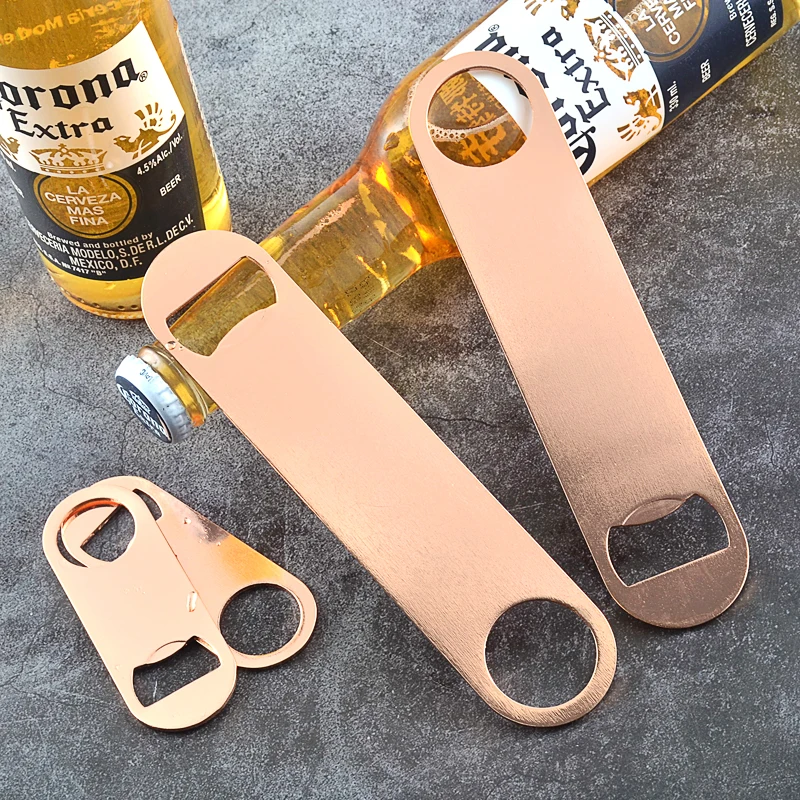 

2 size set 1 Beer Bottle Opener Ace of Spades Stainless Steel Flat Speed Bottle Cap Opener Remover Bar Blade Kitchen Tool