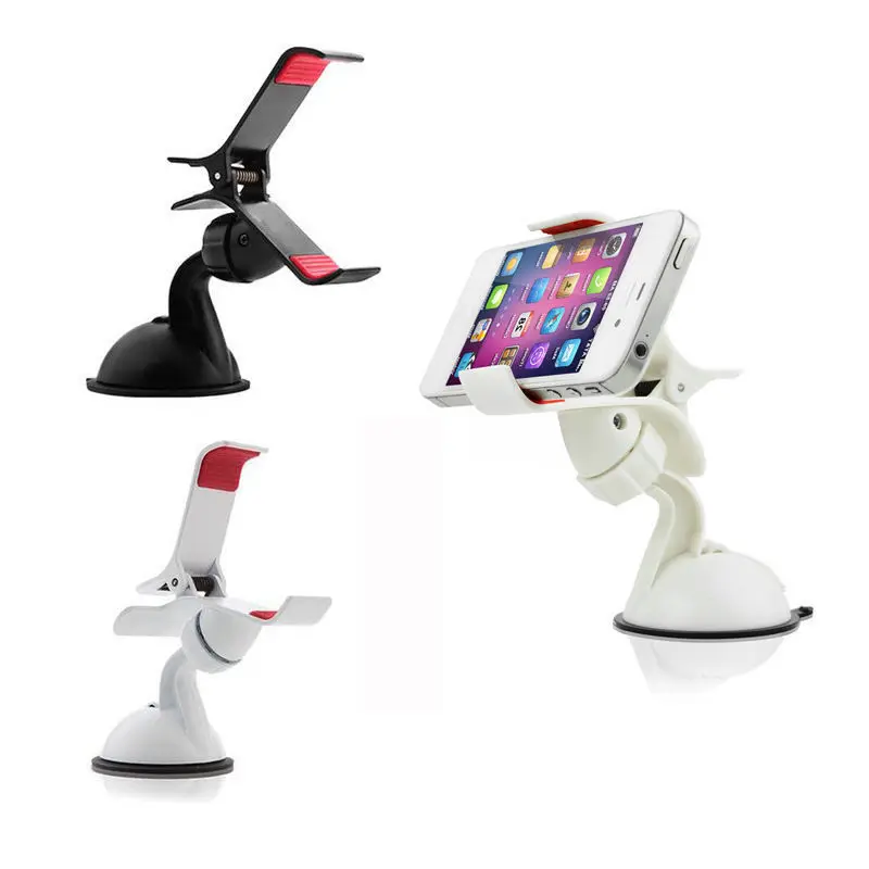 

360 Rotating Universal Car Windshield Dashboard Mount Phone Holder Stand Bracket For Apple iphone 4/4s 5/5s 6 plus soporte movil