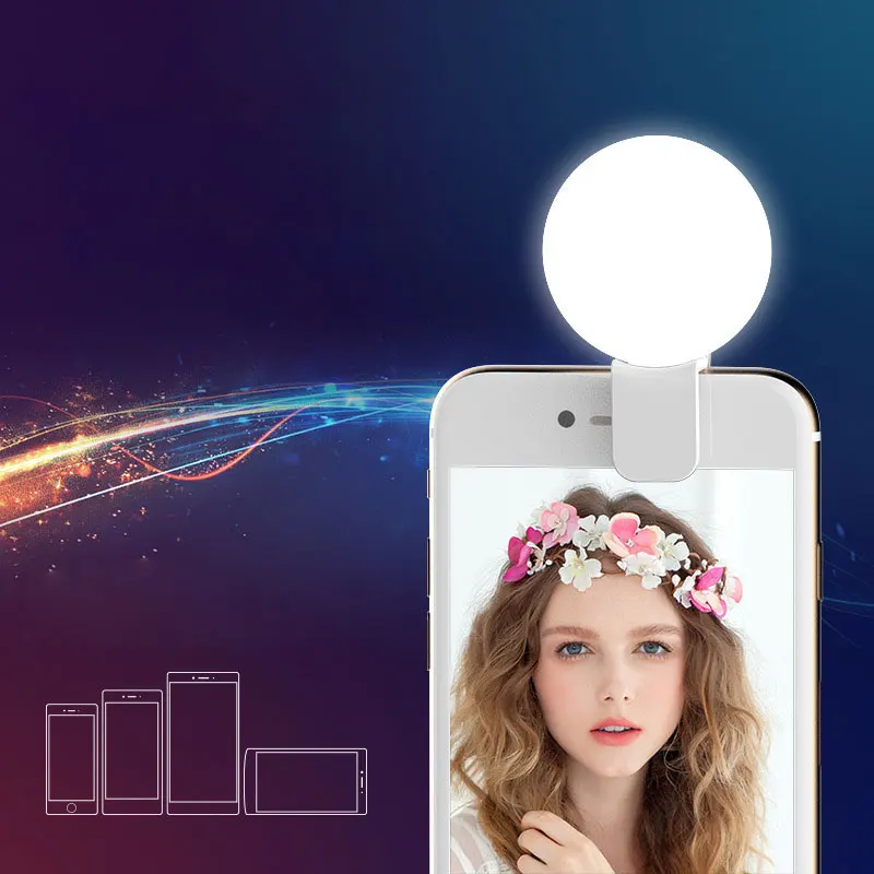 Usb зарядка селфи портативная вспышка светодиодный светильник кольцо для лучших снимков для фотосъемки на телефоне камера для iPhone Смартфон
