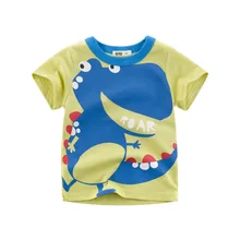 Summer Kids Boys T Shirt dinosaur Print Short Sleeve Baby Girls T-shirts Cotton Children T-shirt O-neck Tee Tops Boy Cloth Summer Kids Boys T Shirt dinosaur Print Short Sleeve Baby Girls T-shirts Cotton Children T-shirt O-neck Tee Tops Boy Cloth