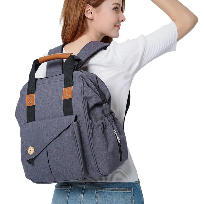 Модная сумка для мам, многофункциональная сумка для подгузников, рюкзак для подгузников, Детская сумка с лямками для коляски, для ухода за
