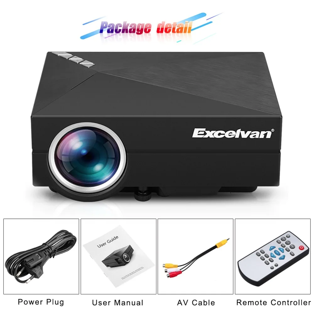 Excelvan Upgrade Version GM60A Built in Miracast Airplay Mini LCD