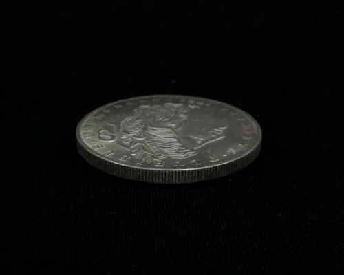 Triad Coins Morgan Gimmick Magic Tricks Vanish Three Coin Close Up Illusions