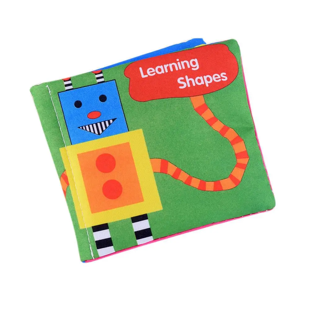 Развитие интеллекта Ткань познать Книжные Развивающие игрушки для детей Детские - Цвет: shapes