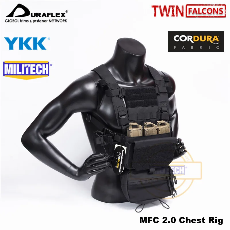 MILITECH TW Delustering MFC 2,0 BK набор CQC RRV MOLLE MK3 душистый нагрудный Риг военный боевой штурмовой тактический охотничий жилет