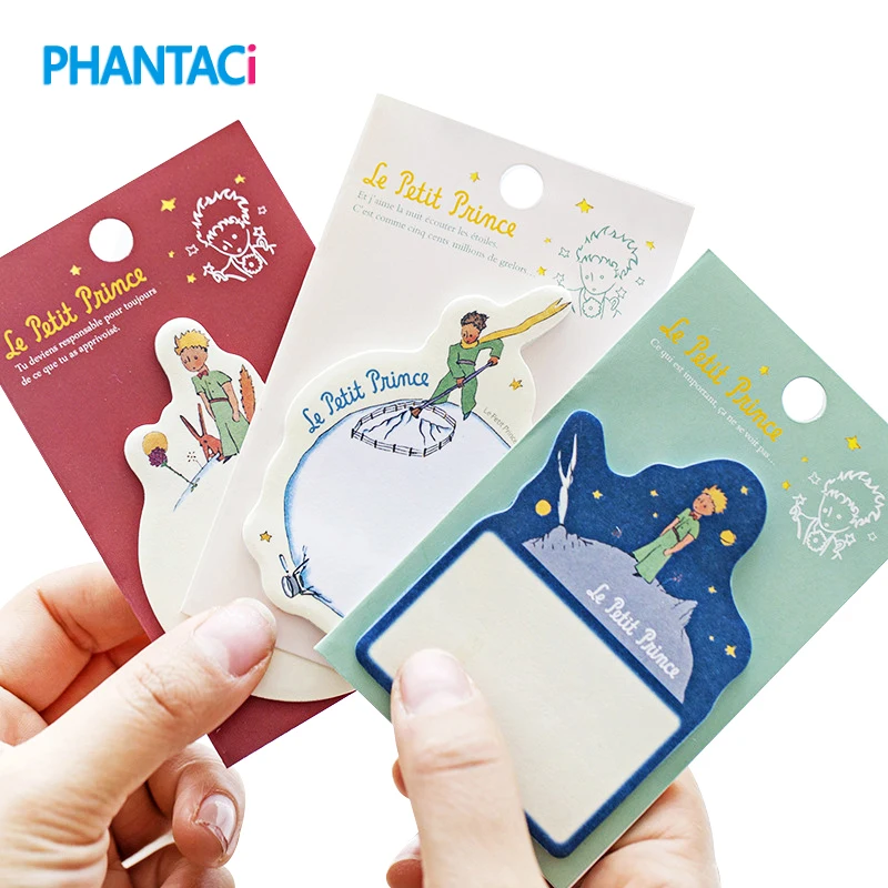 

3 pcs/lot Creative Le Petit Prince Sticky Notes Cute Cartoon Paper Memo Pad Sticker School Office Stationery Supplies