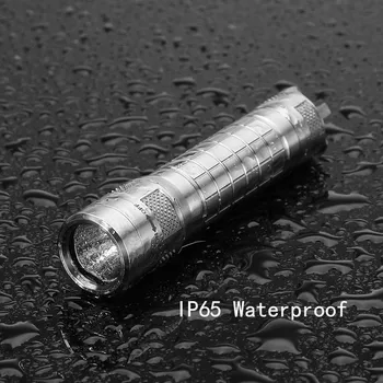 

Jiguoor Ti3A Titanium Nichia 219C 85LM 4Modes Mini EDC LED Flashlight AAA Neutral White Silver IP65 Waterproof Emergency Torch