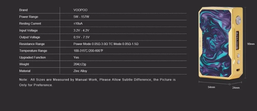 Voopoo Drag X007 157W-7