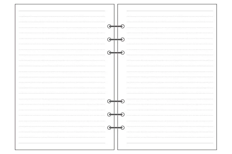 A5 A6 A7 свободные блокнот со съемными листами пополнения спиральные связующего планировщик внутренняя страница внутри Бумага молочные