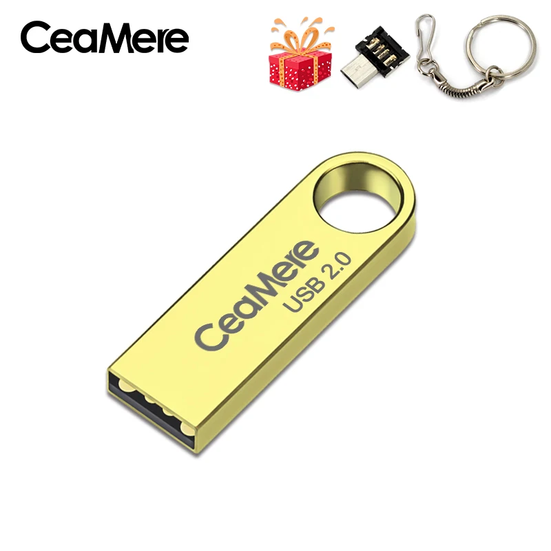 CeaMere C3 USB флеш-накопитель 16 Гб/32 ГБ/64 ГБ флеш-накопитель Флешка флеш-диск USB 2,0 карта памяти USB диск 3 цвета USB флеш-накопитель