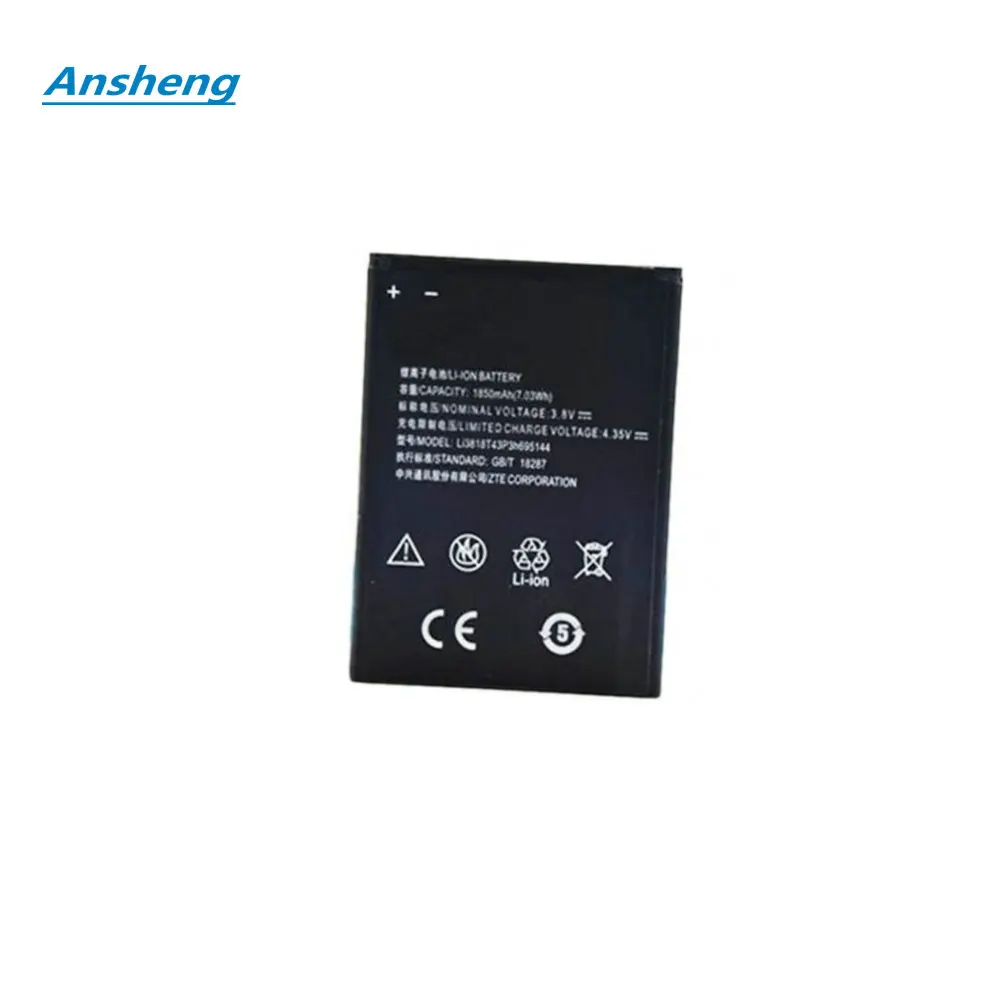 

Ansheng High Quality 1850mAh Li3818T43P3h695144 battery For ZTE V830w Kis 3 Max For ZTE Blade G Lux Mobile Phone