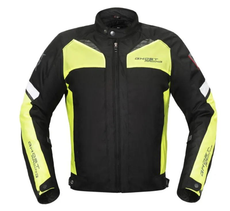 

GHOST RACING Motorcycle Jacket Men Motorbike Riding Jacket Protective Gear Moto Riding Jacket Motorcycle Protection