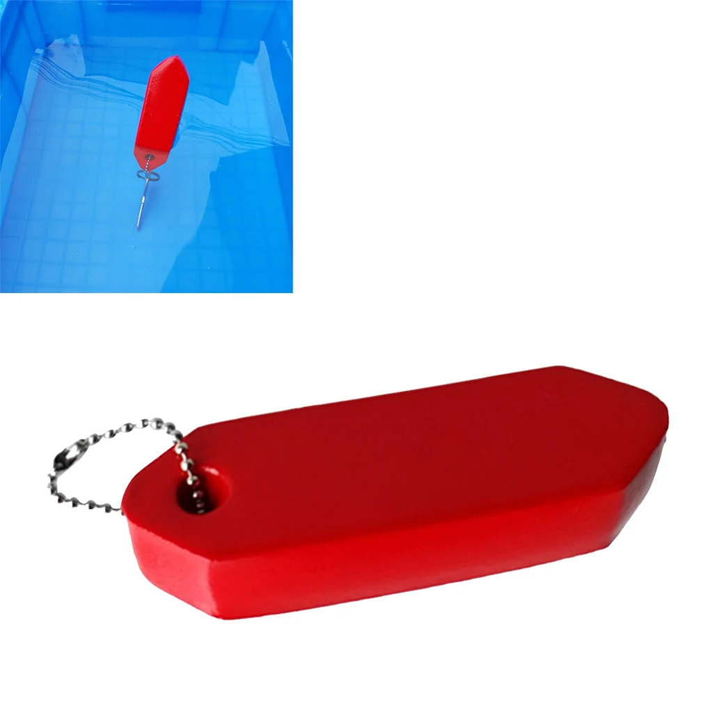 2Pcs Floating Key Chain Buoyant Key Ring Marine Boat Sailing Float Beaded Chain Keyring Keychain Novelty Gift