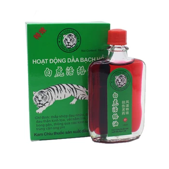 

Vietnam White Tiger Paste Active Oil Rheumatic Pain Sciatica Back Pain Iron Injury