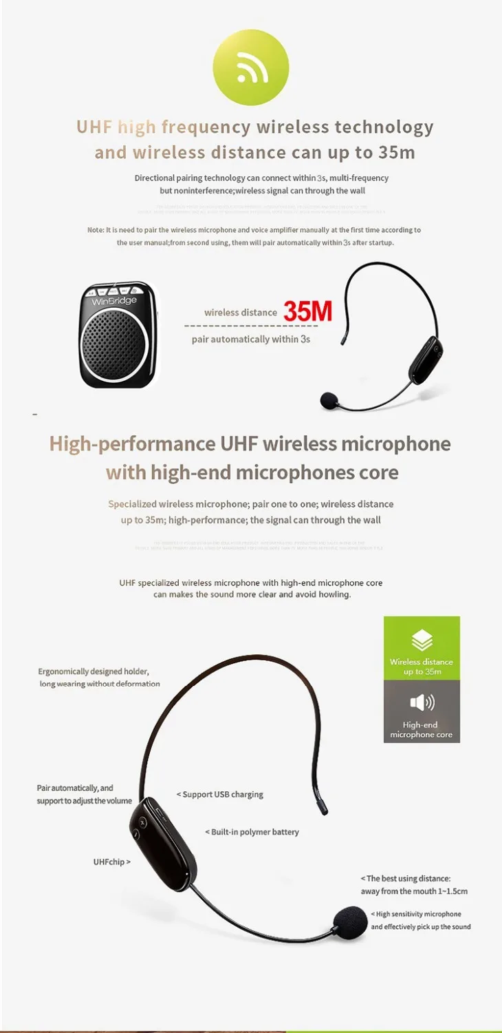 winbridge voice amplifier
