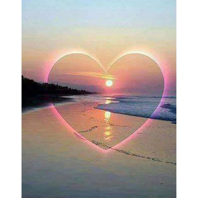 

Sea Love beach I miss u 5d diy diamond painting Cross Stitch kits Crafts square/Round Diamond Embroidery mosaic decor gift H915