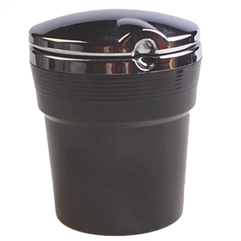 Led Car Ashtray Portable Auto Car Cigarette Cylinder Ashtray Holder