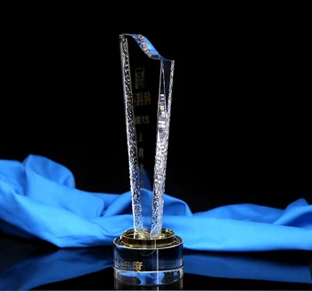 

28*8cm K9 Crystal Trophy Cup Creative Prize Cup Promotion Encourage Souvenir