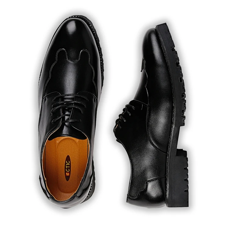 Apontado De Brogue Casamento Alta Homens Sapatos Vestir Flats Chegada Bonito Negócios Novos Oxfords Preto Dedo Qualidade 2017 0wS77