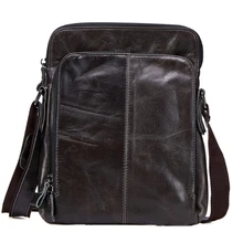 Известный бренд, мужская сумка из натуральной кожи, Повседневная Деловая мужская сумка, модная мужская сумка через плечо, мужские сумки на плечо