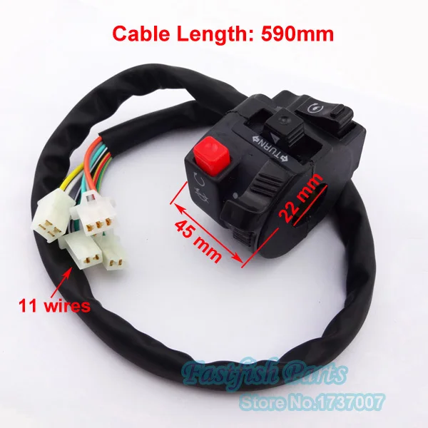 Commande de commutateur de poignée de Quad sans starter, pour pièces de