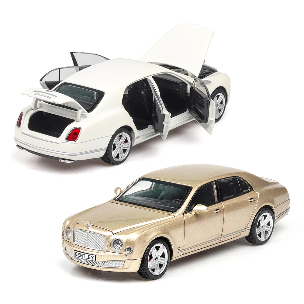 1:24 Mulsanne музыкальная с подсветкой машина Diecasts игрушечный транспорт Горячая