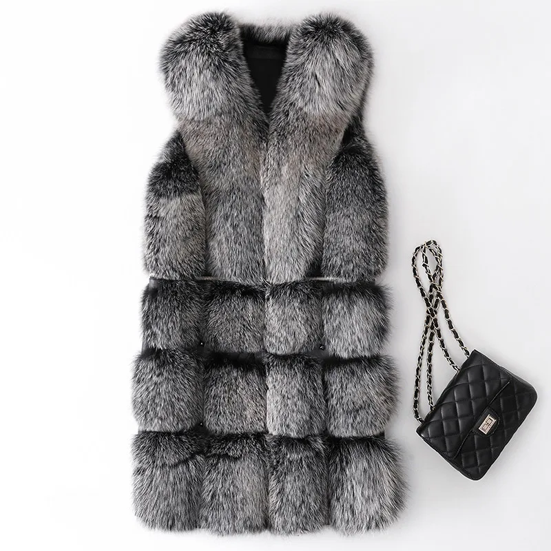 2008 New Slim and Fox Fur Coat JV19767 | Женская одежда
