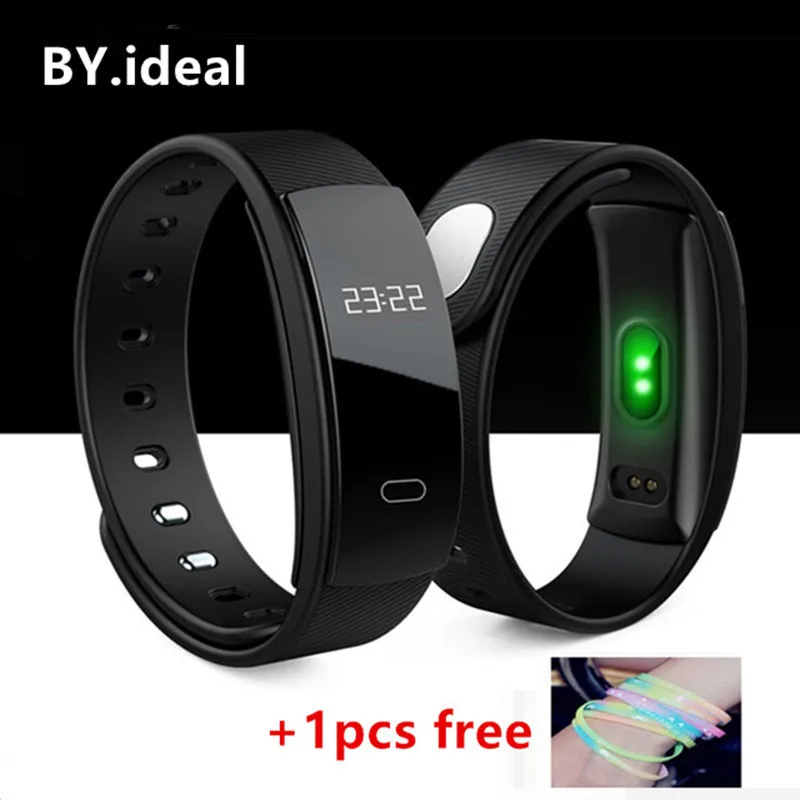 

Smart Watches Waterproof Silicone Bracelet Wristband Bluetooth Heart Rate Message Reminder Sleep Monitoring for IOS Android