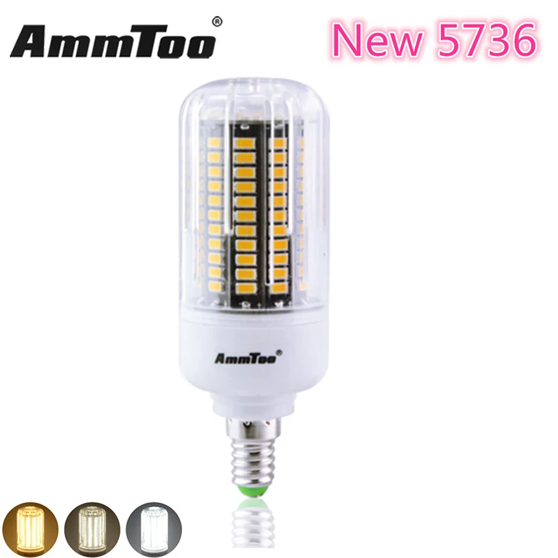 85 265 в 5736 SMD E14 Светодиодная лампа 220 В лампада 110 3 Вт 5 7 9 12 15 без мерцания